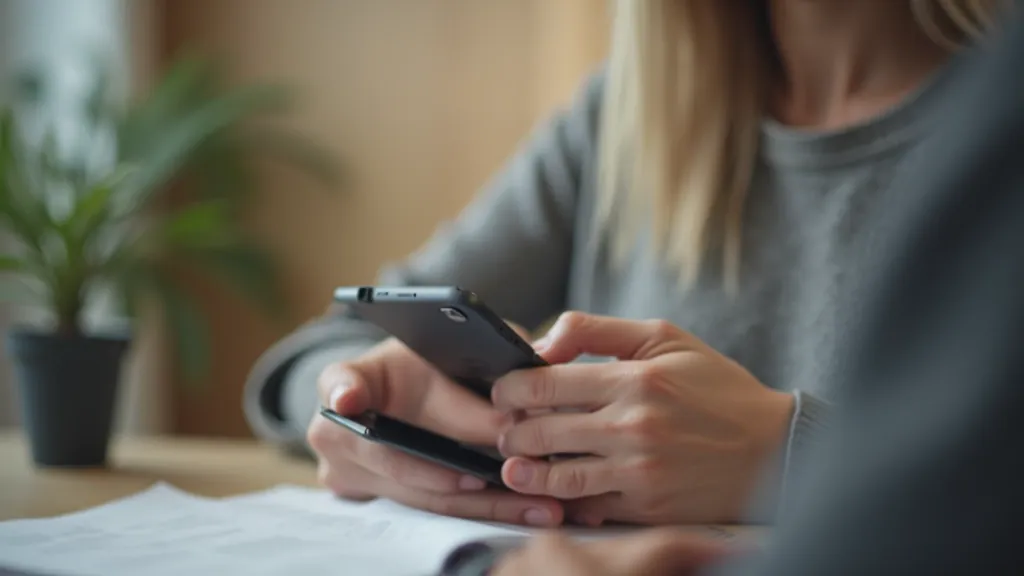 Tukšs smartphone ekrāns bez paziņojumiem, minimālisks attēls uz balta fona